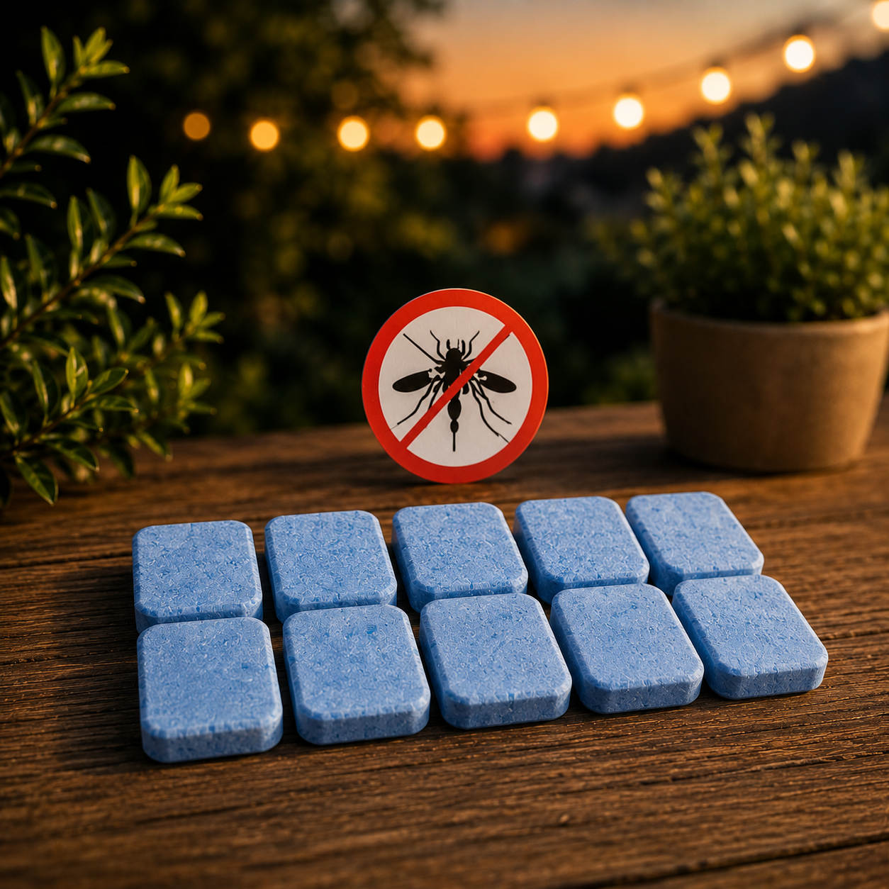 Pastillas repelente de mosquitos para linterna LED