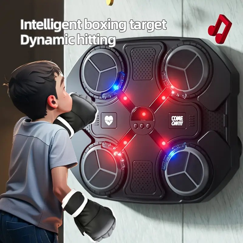 Máquina de Boxeo Infantil con Bluetooth y Luces Interactivas