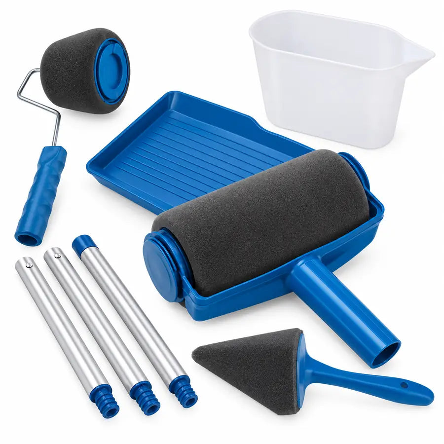 Set de rodillos de pintura recargables antigoteo