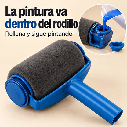 Set de rodillos de pintura recargables antigoteo