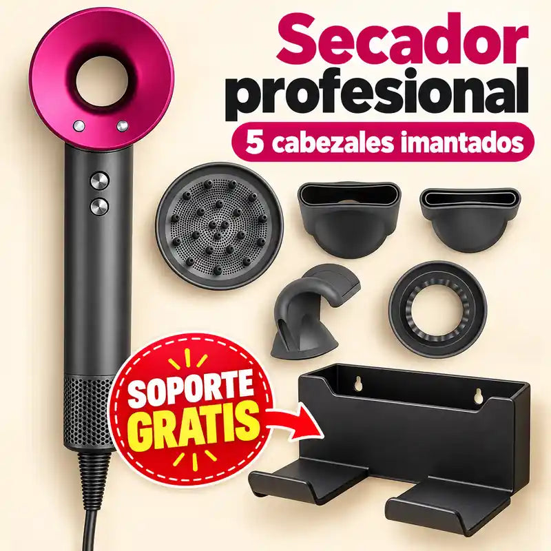 Secador Imantado + Soporte de REGALO