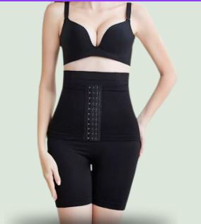 Faja Colombiana short Talla S/M Color Negro