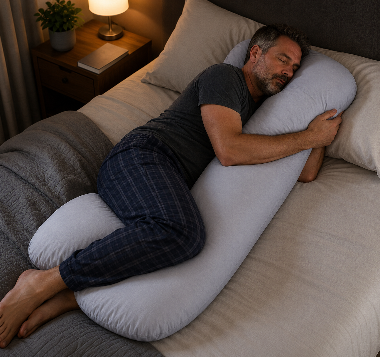 Almohada Corporal de Cama en U