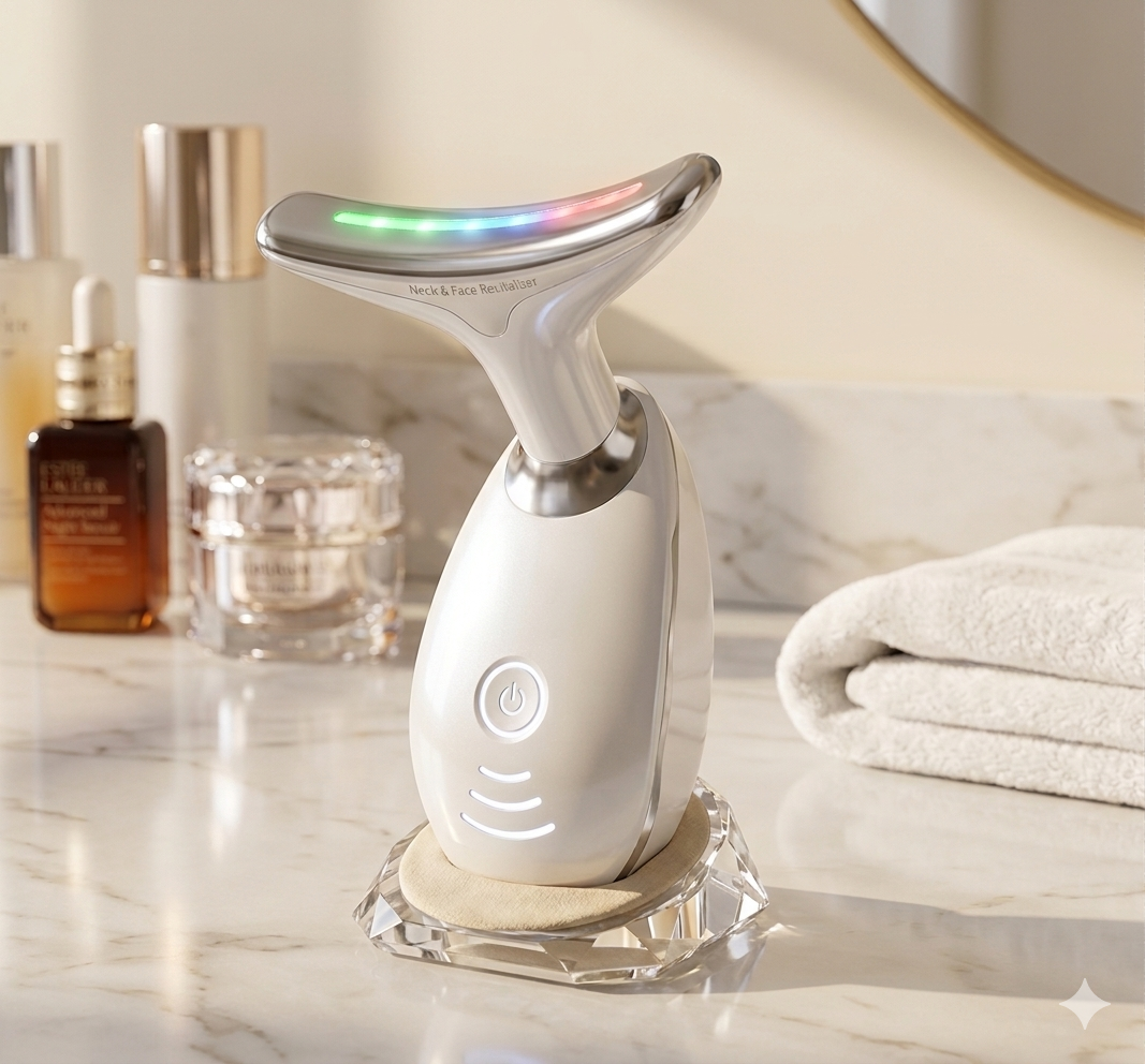 Masajeador Facial y Cuello y Papada LED