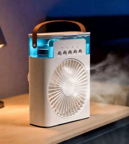 Ventilador Climatizador con Pulverizador Portátil