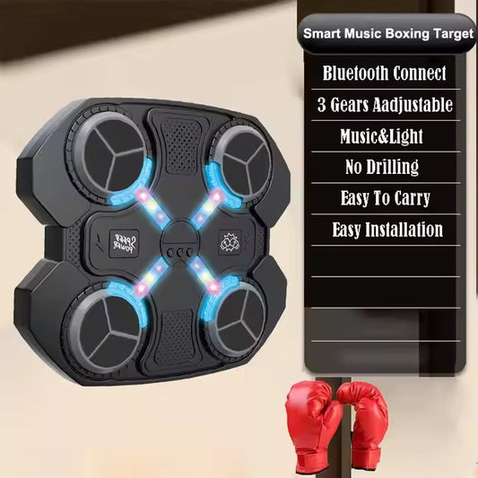 Máquina de Boxeo Infantil con Bluetooth y Luces Interactivas