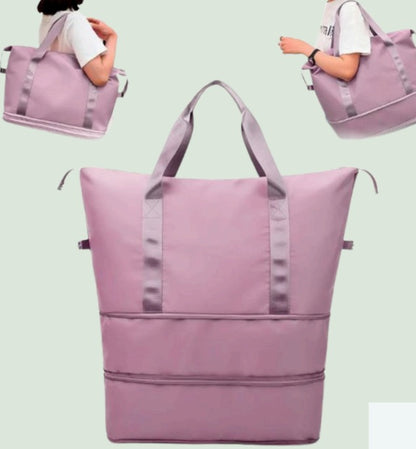 Bolso Totebag Plegable color Rosa