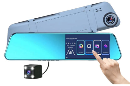 Dashcam 1080P para Coche con Cámara Trasera