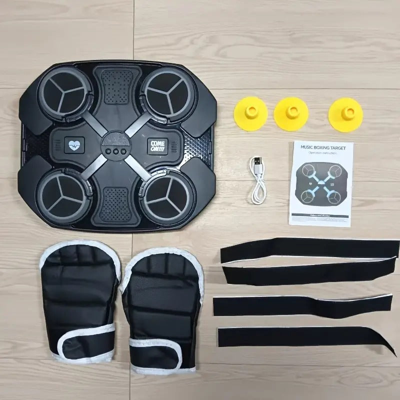 Máquina de Boxeo Infantil con Bluetooth y Luces Interactivas