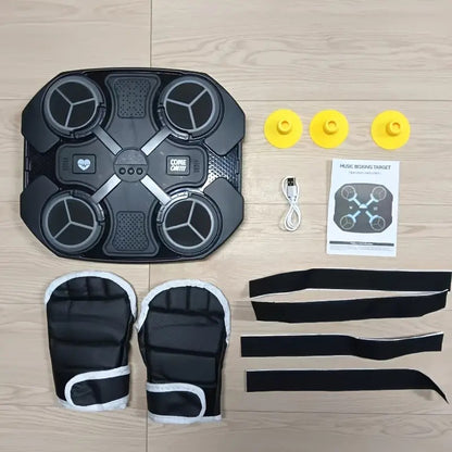 Máquina de Boxeo Infantil con Bluetooth y Luces Interactivas
