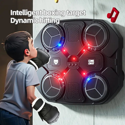 Máquina de Boxeo Infantil con Bluetooth y Luces Interactivas