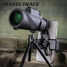 Cargar imagen en el visor de la galería, Telescopio Monocular para Móvil 80x100 color Negro
