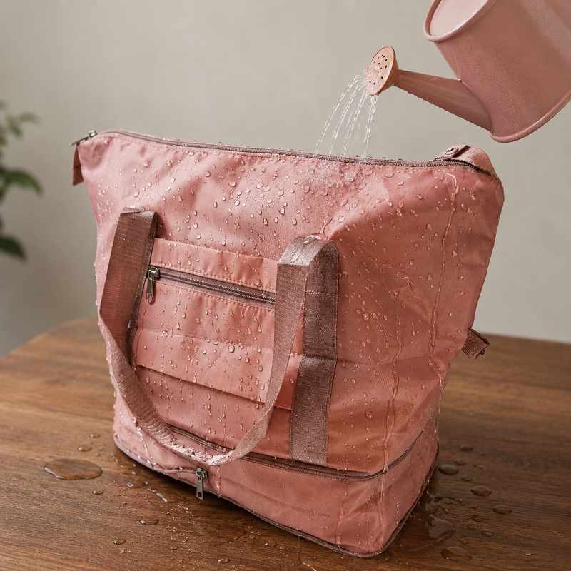 Bolso Totebag Plegable color Rosa