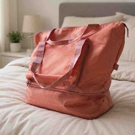 Bolso Totebag Plegable color Rosa