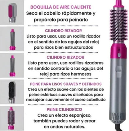 Secador GlowStyler 5 en 1