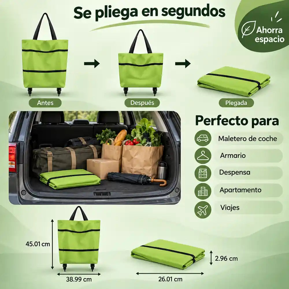 Carrito de Compra Plegable