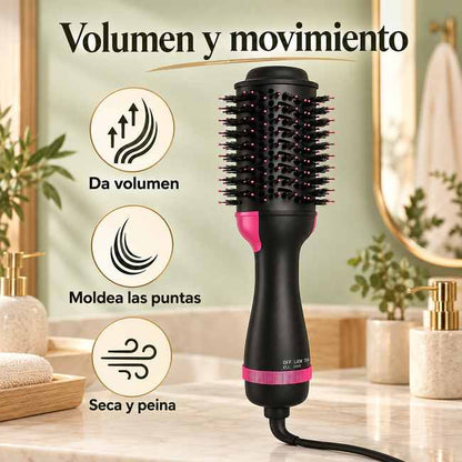 Cepillo secador y voluminizador Rosa