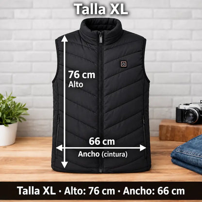 Chaleco Calefactable talla XL + Batería de REGALO