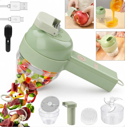 Cortador de Fruta y Verdura Automático 4 en 1